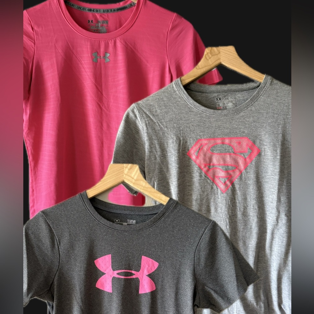 BUNDLE: 3 Girls Under Armour Tees